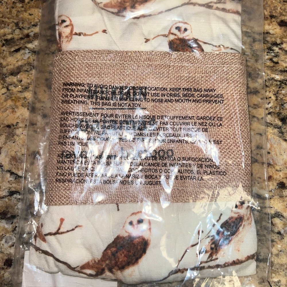 6-9M Milkbarn Pajamas NEW zipper sleeper gender neutral RARE FIND OWL print